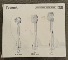 Teetering- 5 Pack - Replacement Brush Heads - 8-18 Months