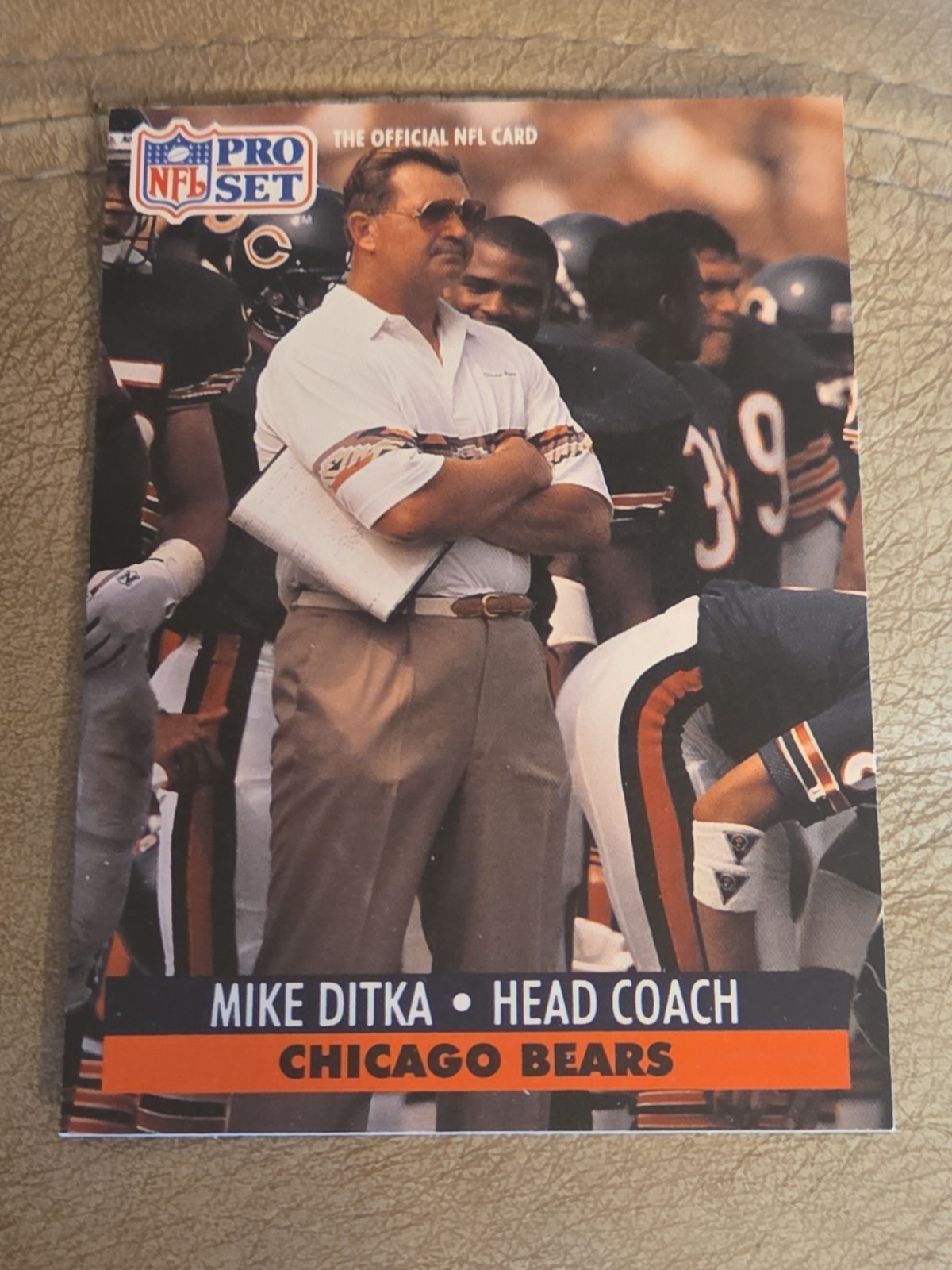 Mike Ditka #108 Football Cards 1991 Pro Set trading card — raw and PSA graded price guide