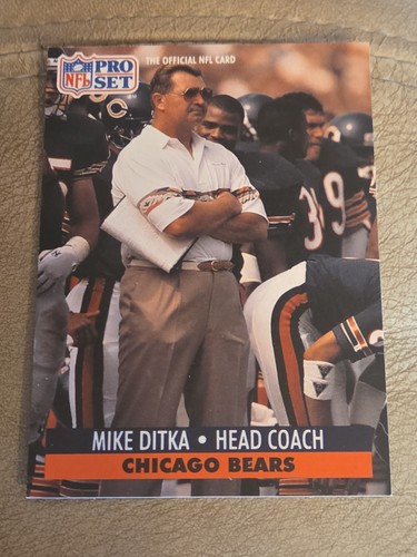 Mike Ditka #108 1991 Pro Set card