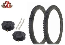 ALTA Rocky Wolf 24x1.95 Tires 6pc Set w/HeavyDuty Tubes – Rough Aggressive Tread