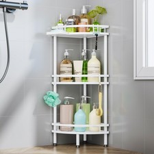 Standing Corner Shower Caddy  3 Tier Shower Organizer Corner with Soap Holder...