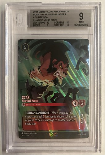 Scar - Heartless Hunter graded BGS 9 for sale on eBay