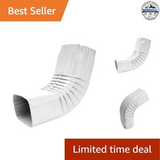 Gutter Downspout Elbow 2x3"A" Style Degree Aluminum 3in Length