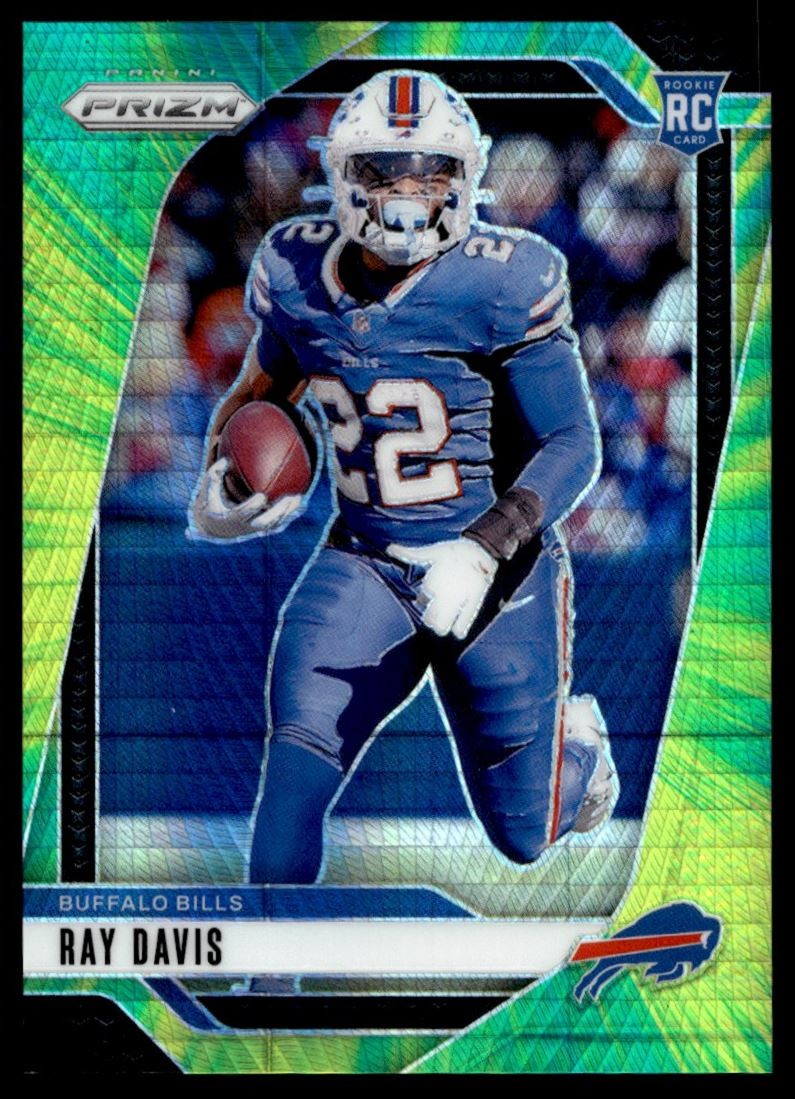 2024 Panini Prizm Hyper Ray Davis Rookie 86/180 Buffalo Bills #382 C70