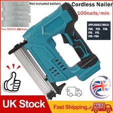 Cordless Brad Nailer Nail Gun For Makita 18V No Battery + 500PCS F30 Nail UK