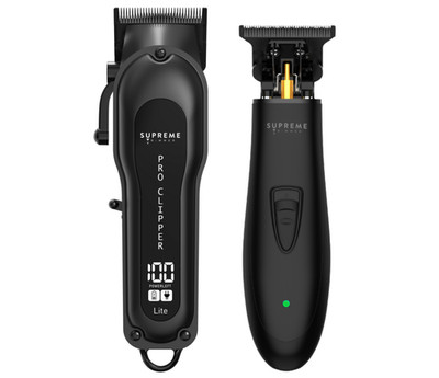Supreme Trimmer 2-in-1 Clipper & Trimmer Bundle | STC5000 & ST5206 Black