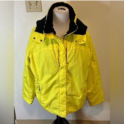 Fera Skiwear Women s Thermolite Winter Puffer Ski Jacket Insulated Hooded Sz 14