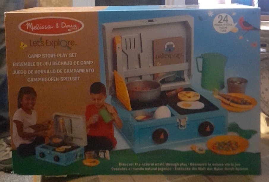 Let's Explore Camp Stove Play Set - 24 Pieces - Melissa & Doug