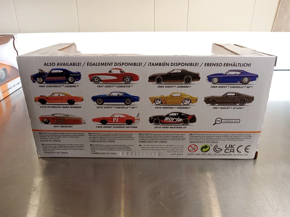 1/24 JADA BIGTIME MUSCLE 1972 PONTIAC FIREBIRD FLAMES FUNDIDO A PRESIÓN ***TOTALMENTE NUEVO*** Foto 4 de 4