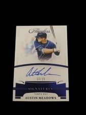 2021 Panini Flawless Austin Meadows Rays Auto /15 Autograph