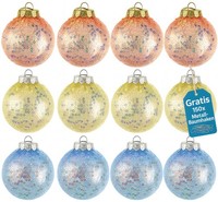 Weihnachtskugeln 12Er Set Plastik Christbaumkugeln Christbaumschmuck Kugeln K692
