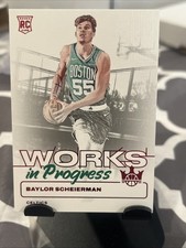 2024-25 Panini Court Kings - Works in Progress Baylor Scheierman #26 Ruby /149  