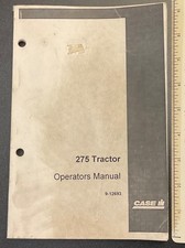 Case-IH 275 Tractor Operators Manual Rac 9-12693  With Centerfold  Original