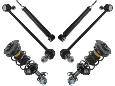 Front and Rear Shock Strut Coil Spring Sway Bar Link Kit fits Versa 11ZBPC