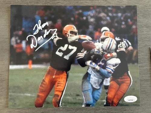 Thom Darden Cleveland Browns Football NFL Autograph 8 x 10 Photo with COA (JSA)