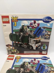LEGO Toy Story 3 GARBAGE TRUCK GETAWAY  1 & 2 #7599 Instructions ONLY (no Brick)