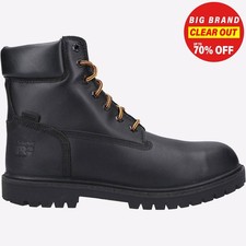 Image of Timberland Pro Iconic Mens Safety Protective Steel Toe Work Boots Black