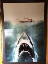 Roger Kastel, JAWS, The Shark, 3D Lenticular Plex, Official Movie Poster