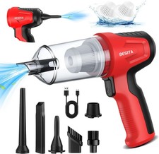 Car Vacuum Portable Cordless, 4 in 1 Mini Vacuum Cleaner Hight Power, 12000Pa Po