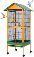 Birdcage Stand Play Center with Perches  Ladders, Indoor Outdoor Bird Playgroun