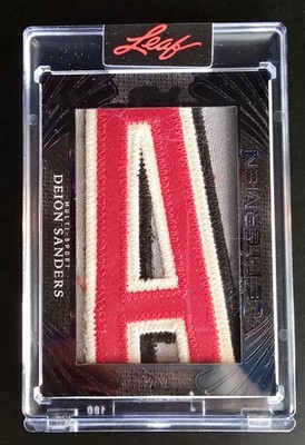 Dion Sanders Game Used 2025 Lettermen Leaf Pearl Multi-Sport Letter A Falcons