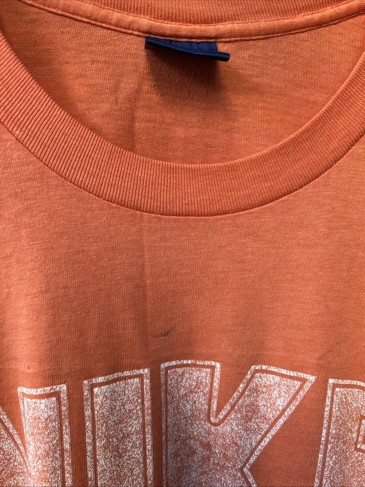 Vintage 80s Nike Dome Logo T-shirt Syracuse Made in USA tee large Rare OG Dunk - Image 3 of 4