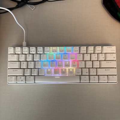 RK ROYAL KLUDGE RK61 Wired 60% Mechanical Gaming Keyboard RGB-Keyboard only (x2)