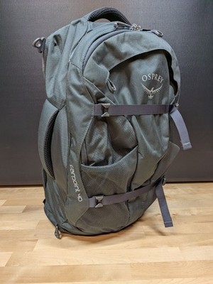 Osprey Farpoint 40L Travel Backpack Men's Carry-On Luggage Dark Gray