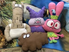 Homemade Chowder Plush Cuddly Toy Bundle Panini Kimchi Schnitzel & Chowder