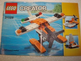 Lego CREATOR  #31028 Sea plane, hydro plane boat,air sail  100% Complete RETIRED