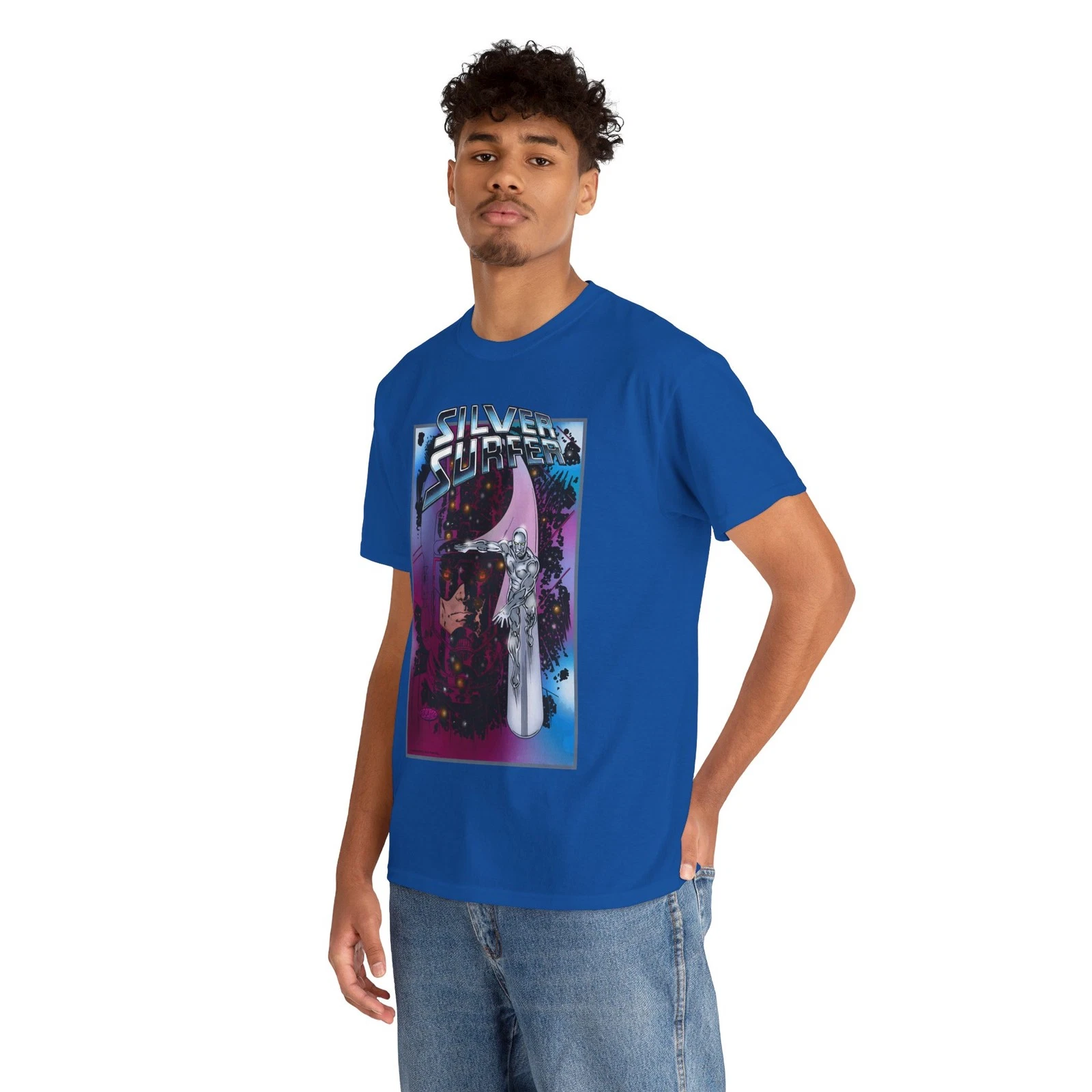 Silver Surfer & Galactus T-Shirt - John Byrne Art - Marvel Comics