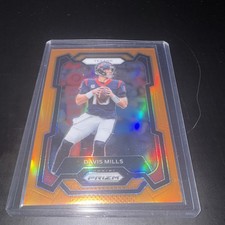 2023 Panini Prizm - Davis Mills #117 Orange Prizm /249