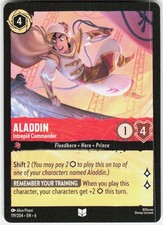 Aladdin Intrepid Commander 119/204 Azurite Sea Disney Lorcana