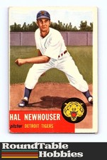 1953 Topps Detroit Tigers Hal Newhouser #228