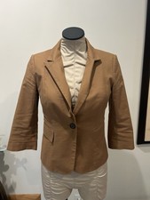 The Limited Brown Breathable Cotton Blend Blazer Size XS