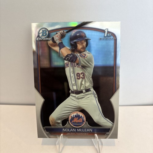 Nolan McLean [Refractor] #BDC-96 2023 Bowman Draft Chrome card