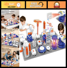 STEM Science Kit for Kids, 66 Pcs Electronics Circuit Parts, 1200 Projects, Edu