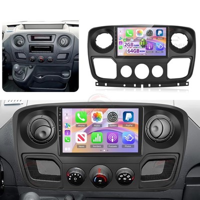 2+64G Carplay Android 15 Autoradio für Renault Master Opel Movano B Nissan NV400