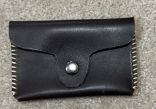 Vintage Spirit 100 Handcrafted Genuine Leather Minimalist Cardholder