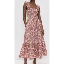 MAREA Sasco Maxi Dress in Lilac Orsay Floral | SZ: XS