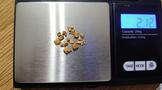Goldnugget Natürliches Gold