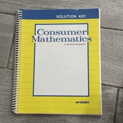 Abeka Consumer Mathematics Solution Key