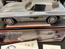 MSH-Jim Beam 1963 Silver Stingray Corvette  EMPTY Decanter, Excellent Cond!