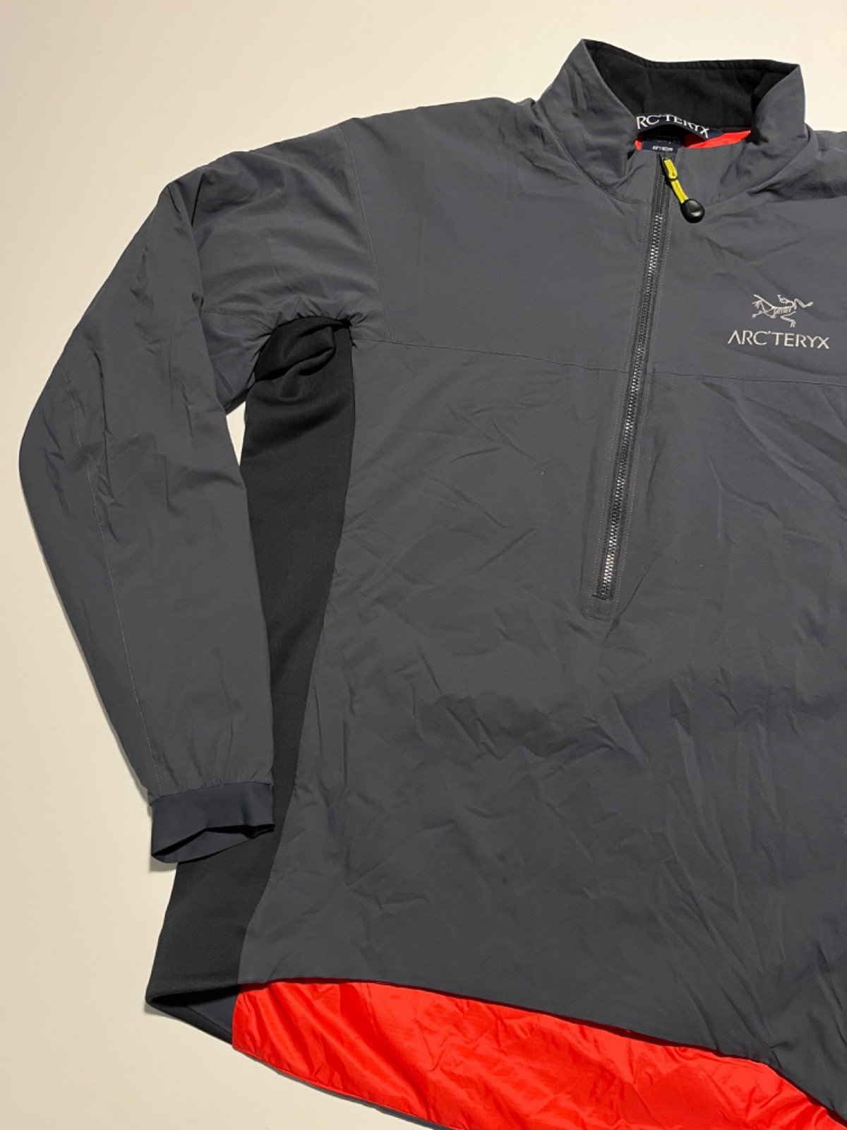 ARC'TERYX Atom LT Pullover Gray Medium Jacket Quarter Zip VTG 00s Y2K image 4