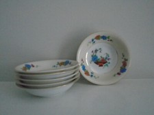 Edelstein Bavaria Art Nouveau #1525 Set of 6 Dessert Fruit Bowls