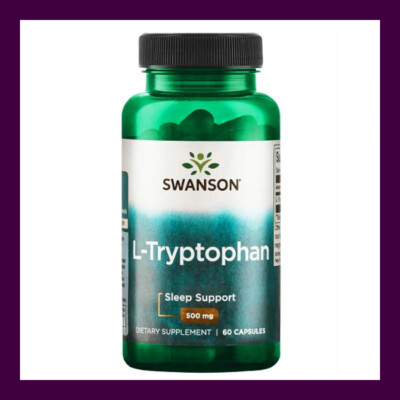 SWANSON L-TRYPTOPHAN 500mg 60/120/180 Besserer Schlafen Schlaftabletten DHL