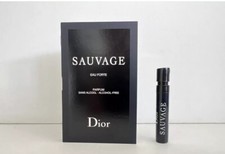 DIOR SAUVAGE EAU FORTE PARFUM VIAL SPRAY FOR MEN 0.03 Oz / 1 ml SAMPLE SIZE