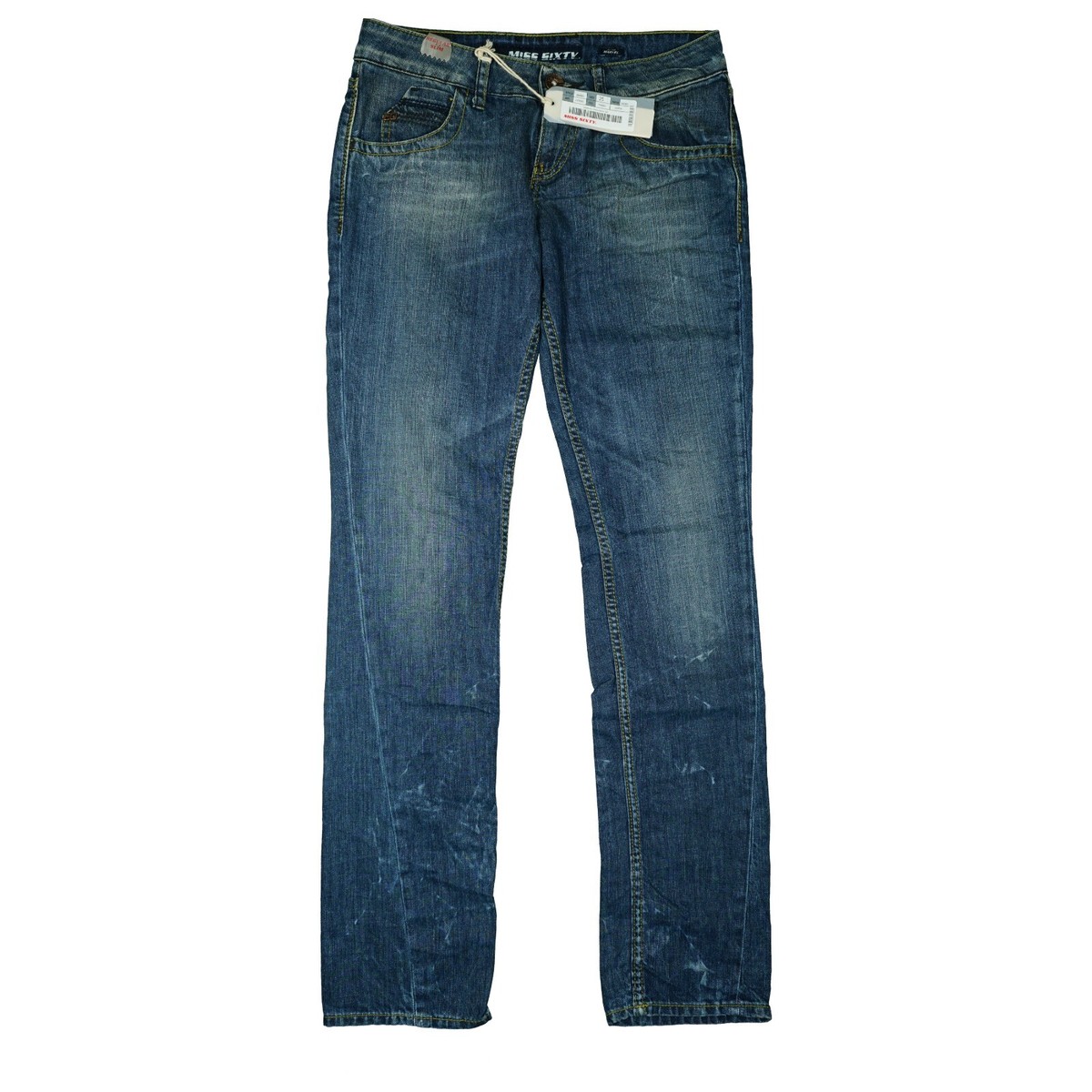 Jean Droit Miss Sixty Femme - Taille W26 - 100% Coton - Bleu - Neuf Avec étiquettes