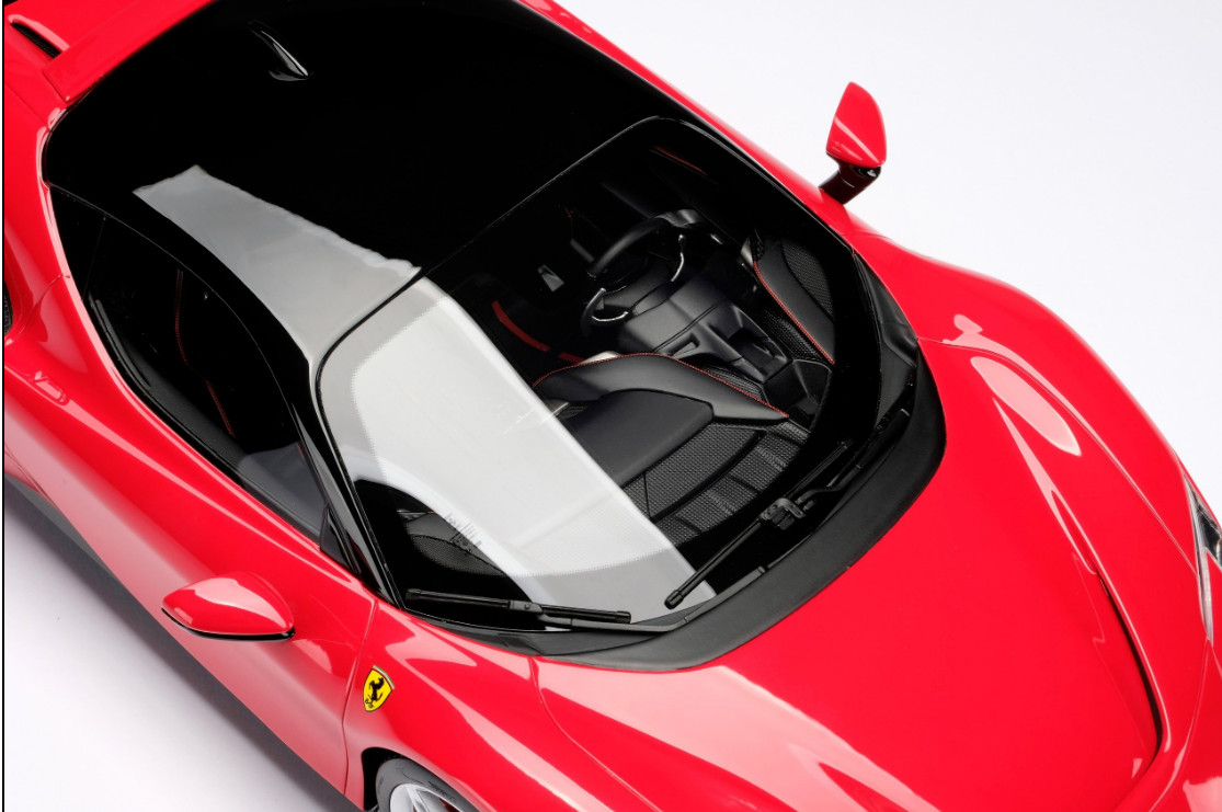 FERRARI STRADALE Race Car Racing Hypercar Red Custom Built LARGE 1:12SCALE MODEL