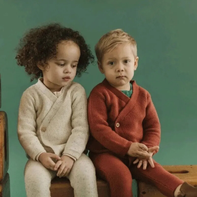 Baby Girl Boy Clothes Set Cardigan+Suspender Pant Toddler Coat Baby